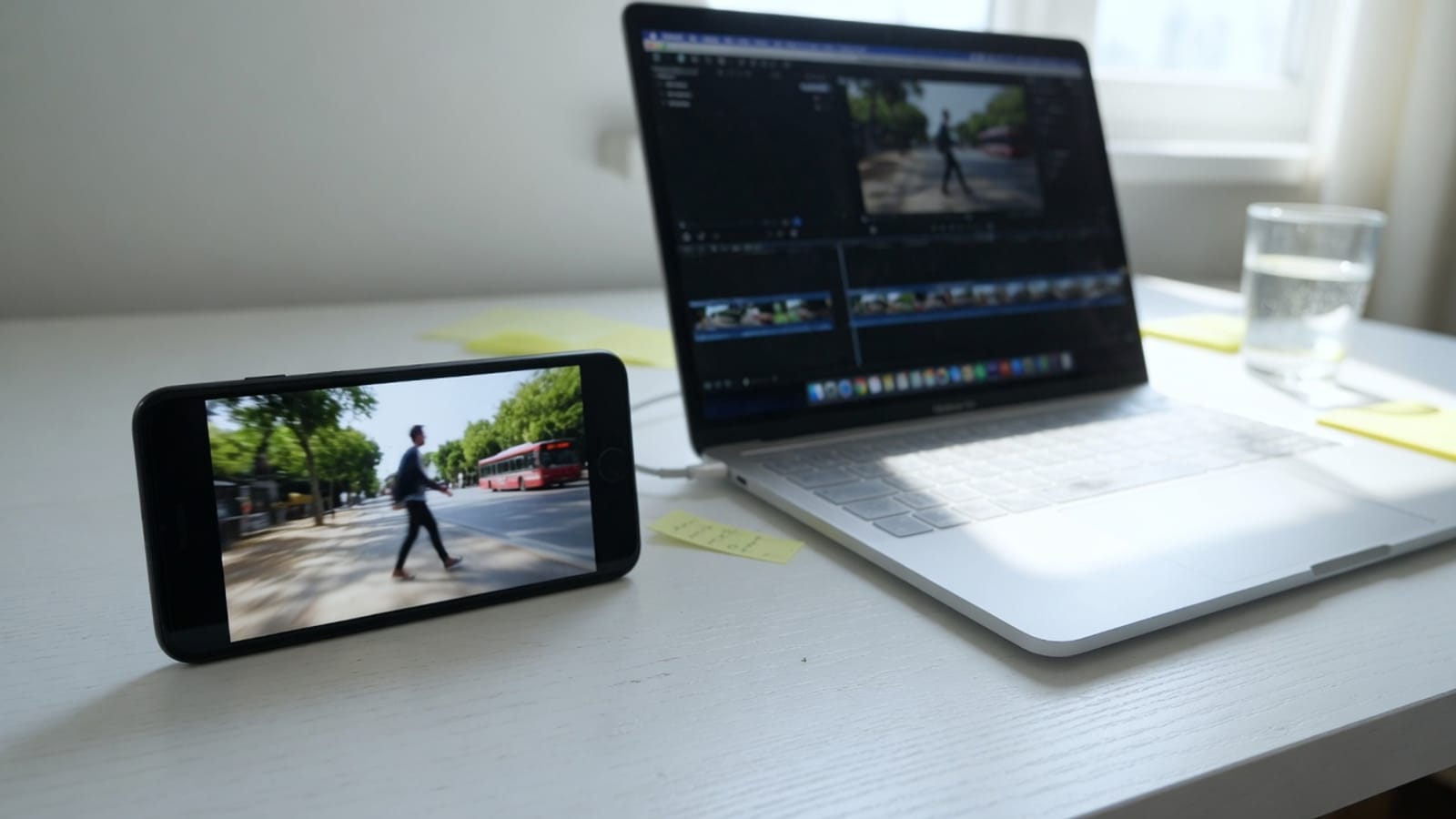 Selecting a local file to rotate video in the browser